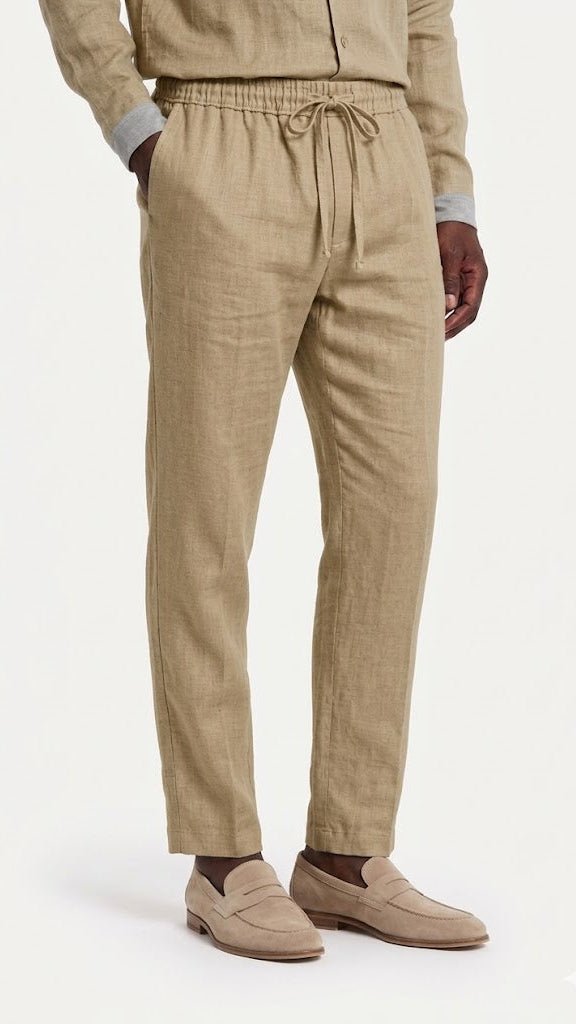 THE MARRAKECH LINEN PANTS - ANIQO